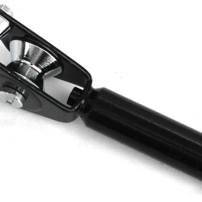 Stainless Steel Fishing Roller Guide Tip Top Fishing Pole Rod for Sea Boat Fishing Trolling, Black