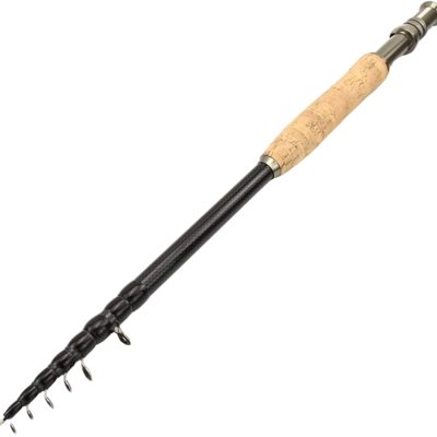 Telescopic Fishing Rod 7.9Ft Portable and Lightweight Carbon Fly Fishing Rod with Soft Handle for Outdoor Accessories