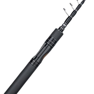 Mini Telescopic Lure Fishing Rod –  Action Portable Ultralight Carbon Fiber Rod, Short Section Travel Rod for Micro Lures, Spinning & Sliding Rig Fishing