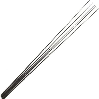 5pcs 39cm Solid Carbon Rod Tip Blank no Paint Rod Building Components Fishing Pole Repair DIY Accessories