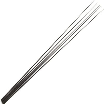 5pcs 32cm Solid Carbon Rod Tip Blank no Paint Rod Building Components Fishing Pole Repair DIY Accessories