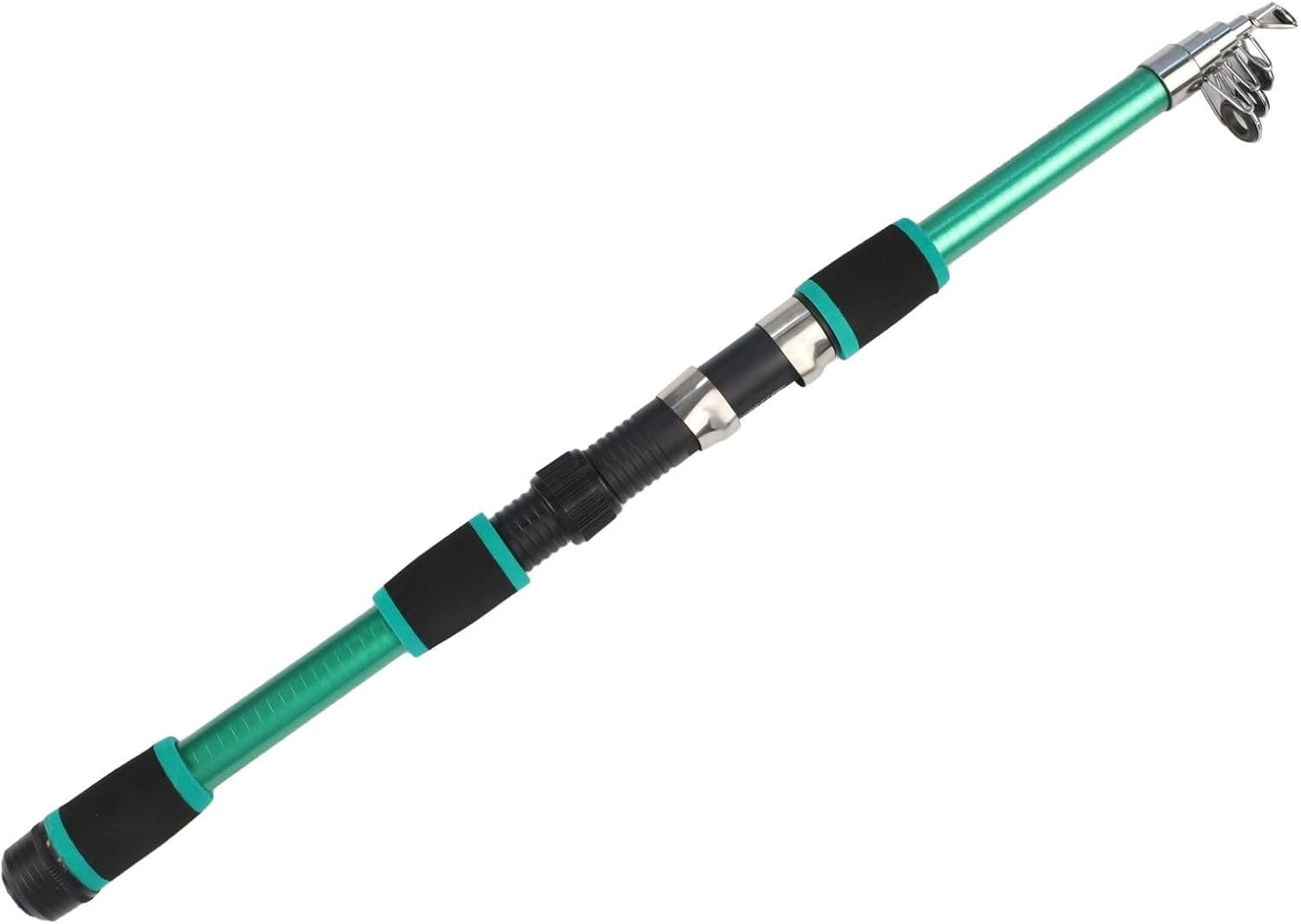 Telescopic Carbon Fiber Fishing Rod 1.8m Lightweight Portable Retractable Pole with Camouflage Design for Versatile Angling Methods in Lakes and Outdoor Adventures, Red(Green)