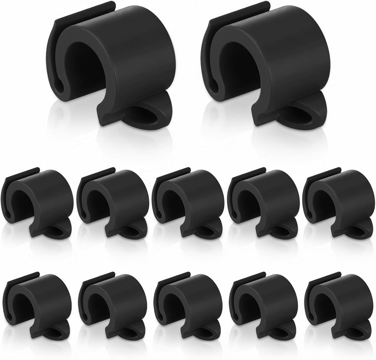 10 Pack Fishing Hook Holder Universal Fishing Hook Keeper for Rod Durable Plastic AntiSnag Tackle Clip Accessories Fit for Freshwater Saltwater Angling